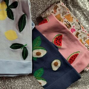SUNDAY SALE $12 Colorful Patterned Socks Set❤️💋❤️💋